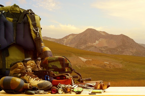 camping gear from second hand stores