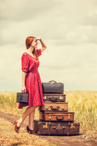 vintage clothing at second hand stores